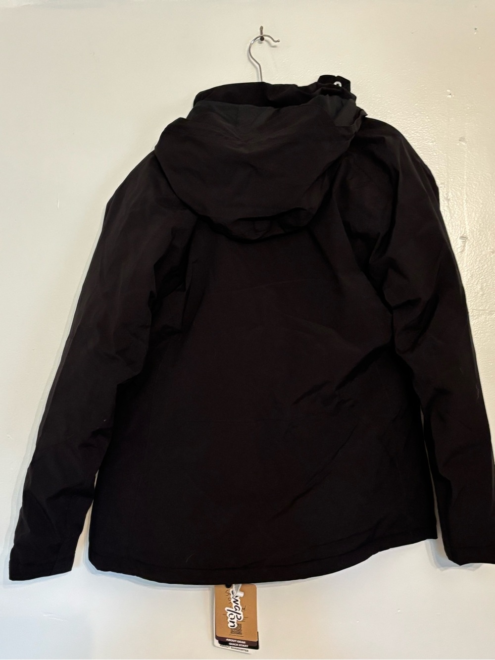 Black Hooded heated Women's Jacket